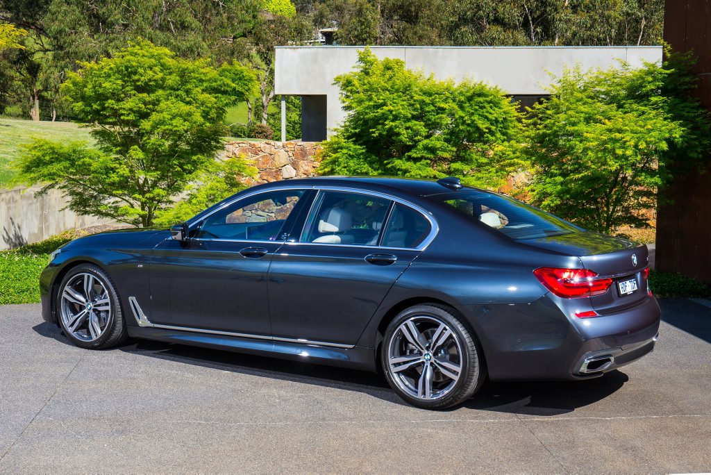 The luxurious BMW 740i. The luxurious BMW 740i.